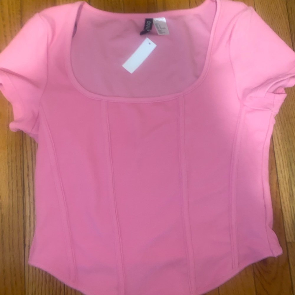 H&M Square Neck Ribbed Top - Picture 3 of 3